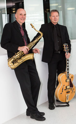 Jazz Duo Musiker für Firmenfest